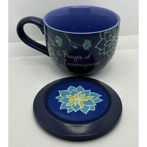 Abbey Press “A Prayer Of Encouragement” 12oz Mug w/Lid Psalm 31:24 Scripture